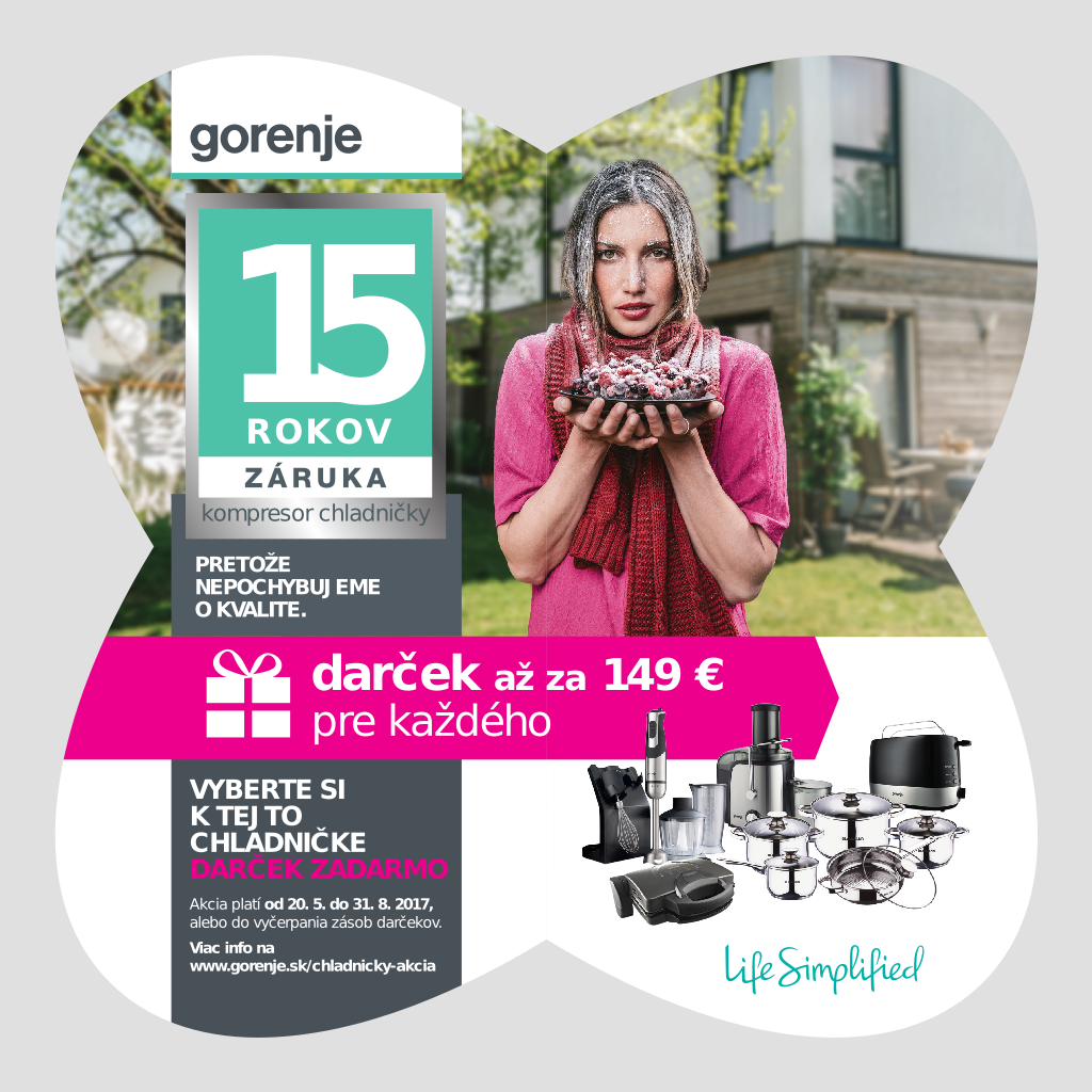 Vyberte si darček zadarmo - GORENJE Vyberte si darček zadarmo - GORENJE